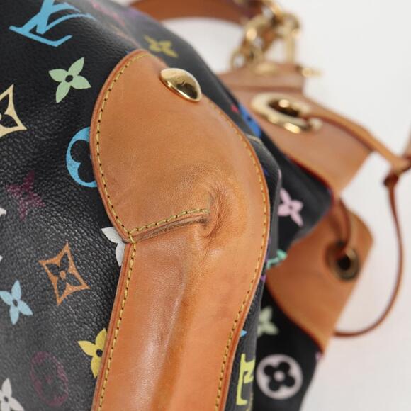 LOUIS VUITTON Monogram Multicolor Ursula Tote Bag Black M40124 - Picture 15 of 16